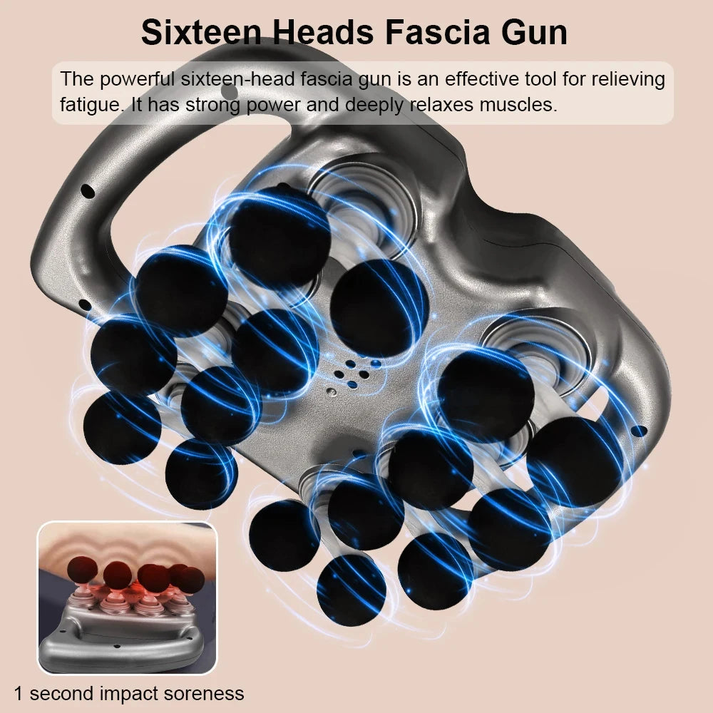 Muscle Massage Gun: 16-Speed Deep Tissue Relief & Recovery Device Body Shaping Massage Equipment Tidesmit