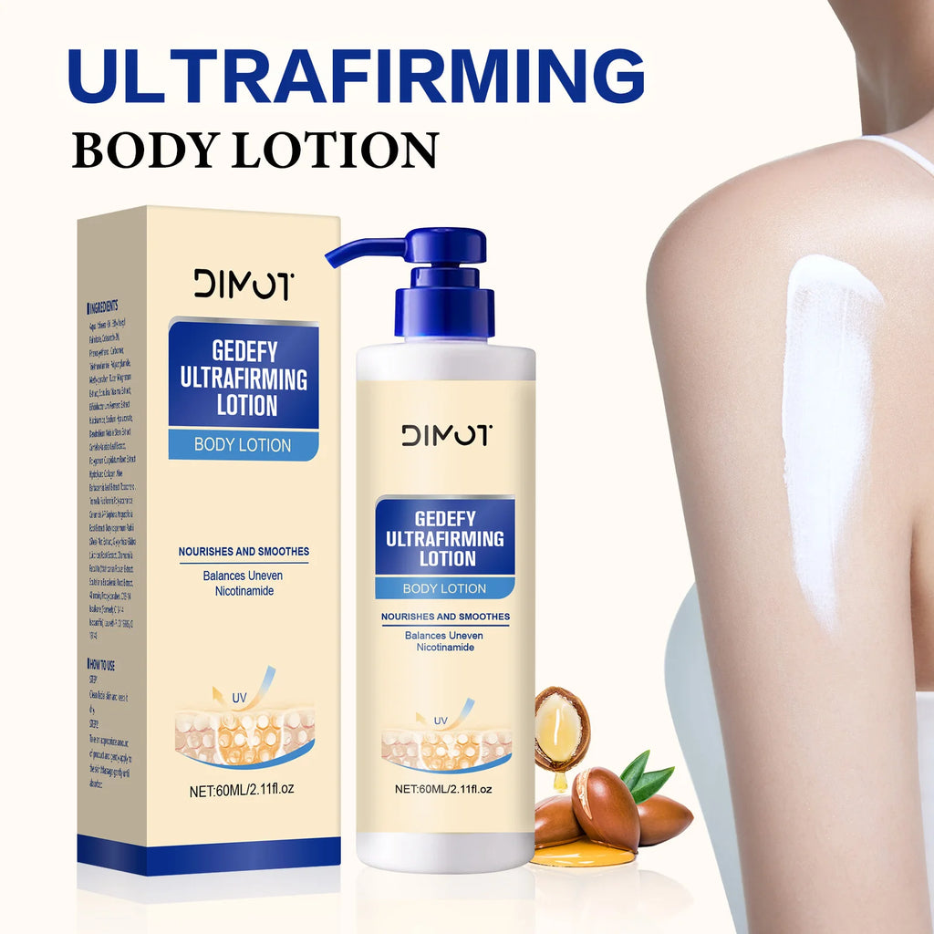Ultra Firming Body Lotion 60ml Tighten Nourish Skin Boost Elasticity Niacinamide Hyaluronic Acid Shea Butter Body Lotion