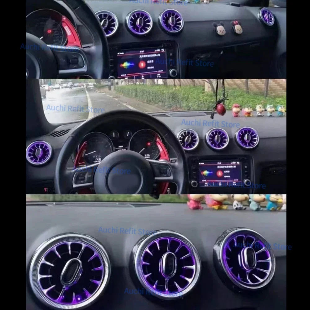 Audi TT LED Air Vents – 256 Color APP Control Ambient Lighting Tidesmit