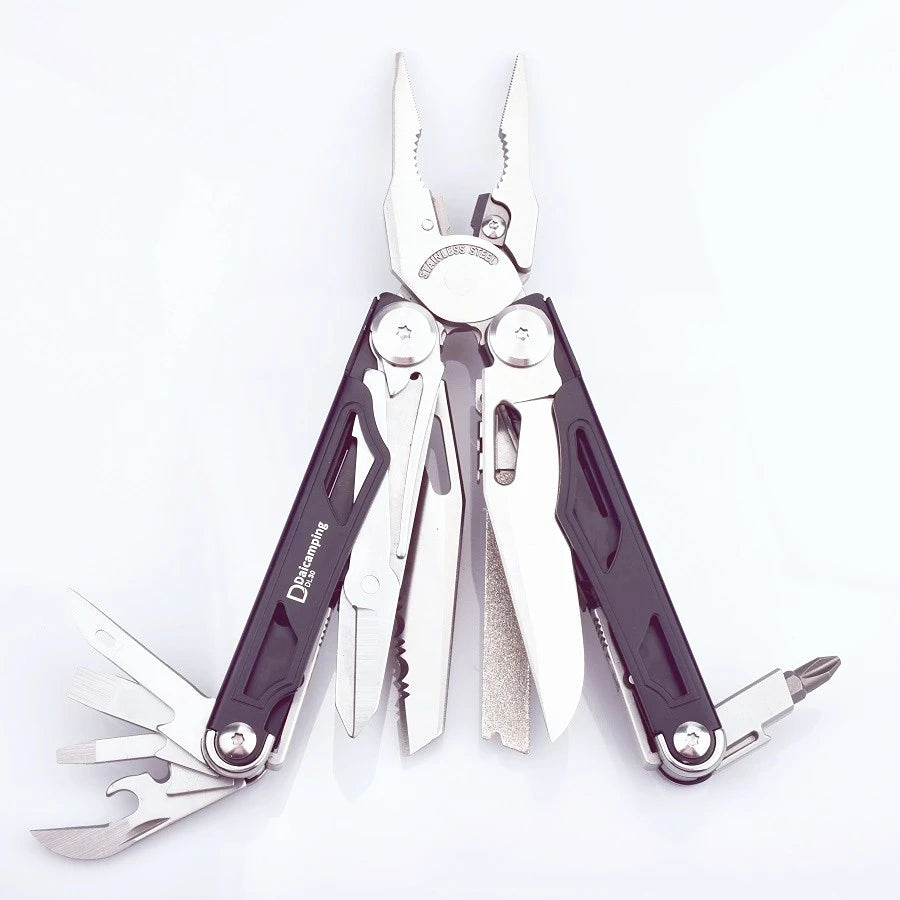 Daicamping DL30 DL301 DL25 Outdoor Camping EDC Plier Set Multifunctional Multitools Hand Multi Tool Folding Multi-tool Kit
