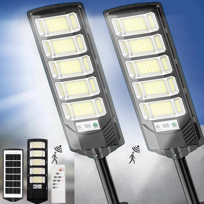 120000LM Solar Led Light Super Bright 1920LED Solar Street Light Outdoor Sunlight Motion Sensor Garden Lamp Waterproof Wall Lights