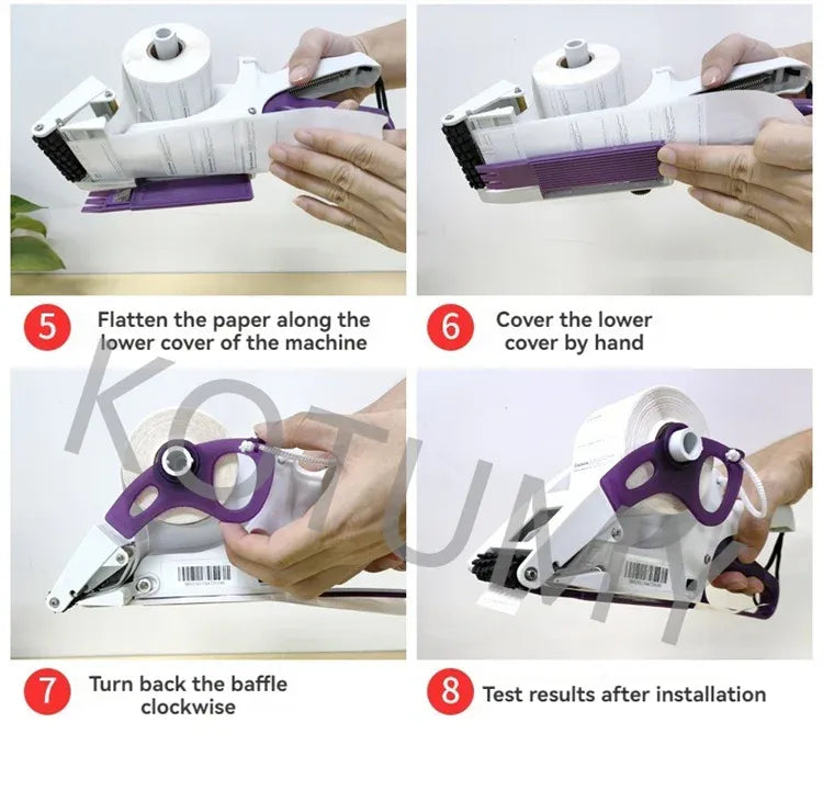 Self Adhesive Labeling Machine Manual Barcode Labeling Machine Fast Handheld Semi-Automatic Manual Labeling Machine