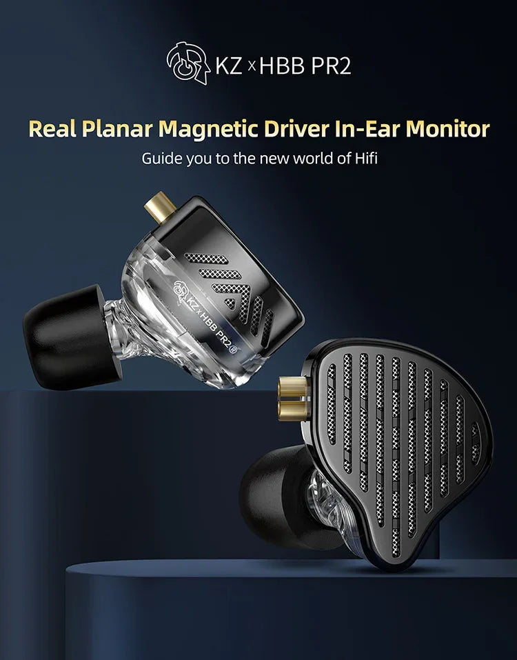 Planar Magnetic IEMs | 13.2mm Driver HiFi Wired Earbuds | Tidesmit Tidesmit