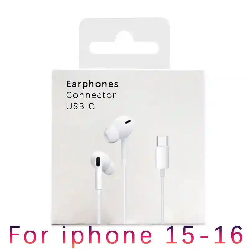 Wired Earphones for iPhone - Noise Isolating Buds by Tidesmit for iphone15-16 Tidesmit