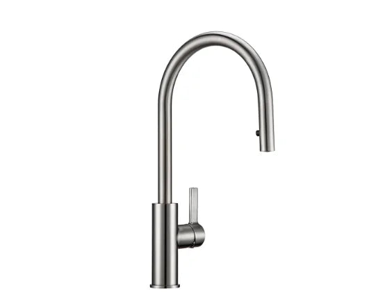 Bagnolux Black Gold Brass Rotation Holder Single Hole Deck Mounted Cold and Hot Water Mixer Pull-Out Sprayer Kitchen Sink Faucet