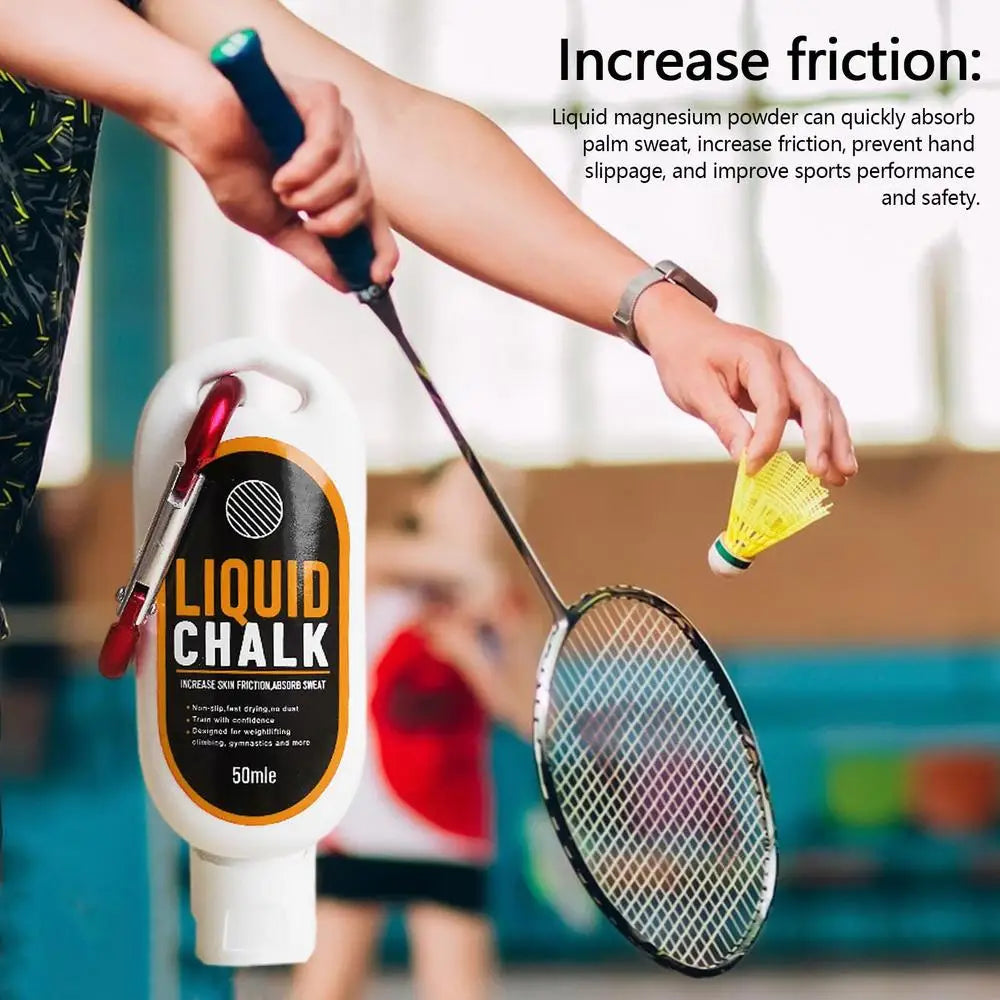30/50/100ml Sports Liquid Magnesium Powder Fitness Lifting Anti Slip Cream Grip Liquid Magnesium For Indoor Rock Climbing Gym