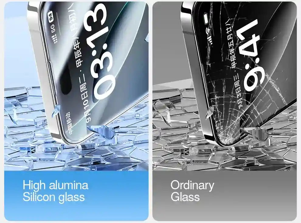iPhone 17 Pro Max Screen Protector | Dust-Free 9H Tempered Glass AE Tidesmit