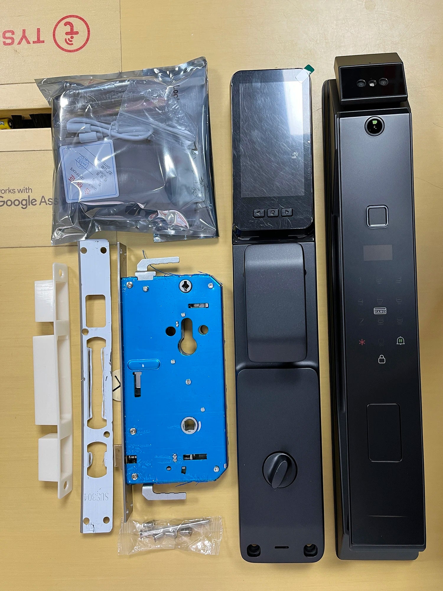 Fingerprint Smart Door Lock Face Recognition Fingerprint Lock With Camera Biometric Door Smart Digit Lock