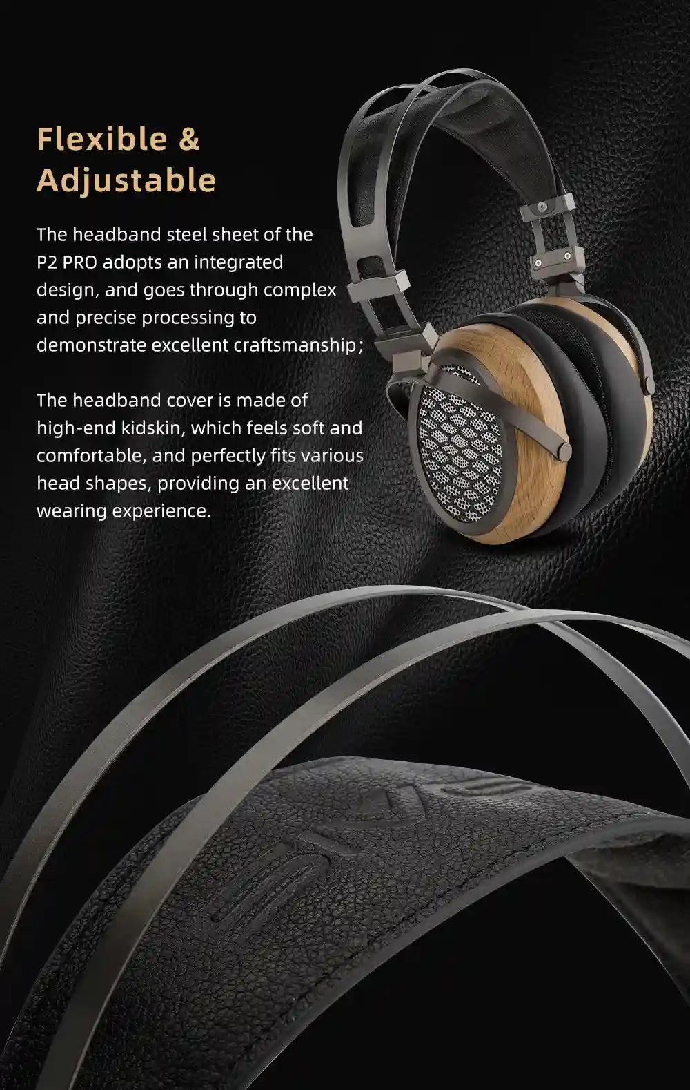 SIVGA P2 Pro Planar Magnetic Headphones | Open Back Walnut Wood Tidesmit