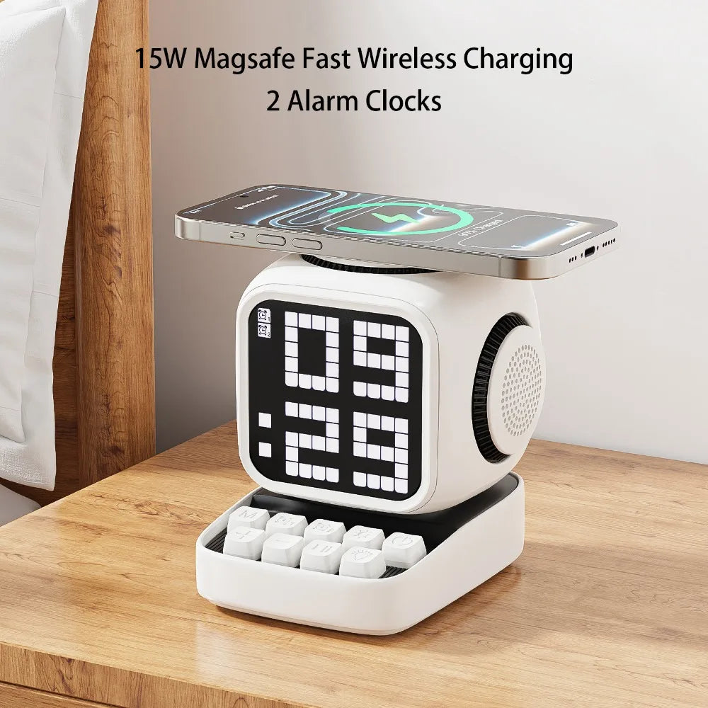 15W Fast Wireless Charger and Bluetooth Speaker | Tidesmit Audio Dock Tidesmit