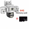 20MP WiFi IP Camera HD Three Screens Security AI Auto Detect Wireless Surveillance Cameras Onvif 10X Zoom Baby Monitor YOOSEE