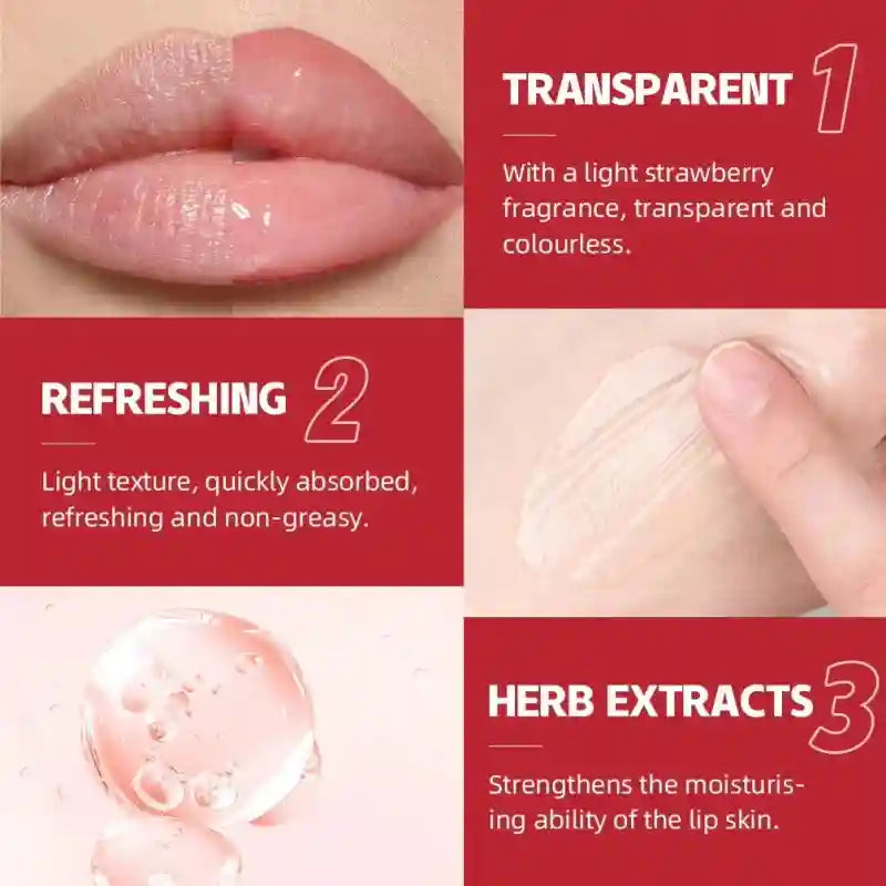 Plumping Lip Balm - Hydrating Non-Sticky Gloss by Tidesmit Lip Care Tidesmit