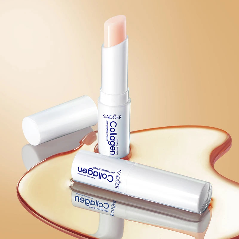 Moisturizing Lip Balm for Dry Lips - Hydrating Collagen Treatment Stick Lip Care Tidesmit