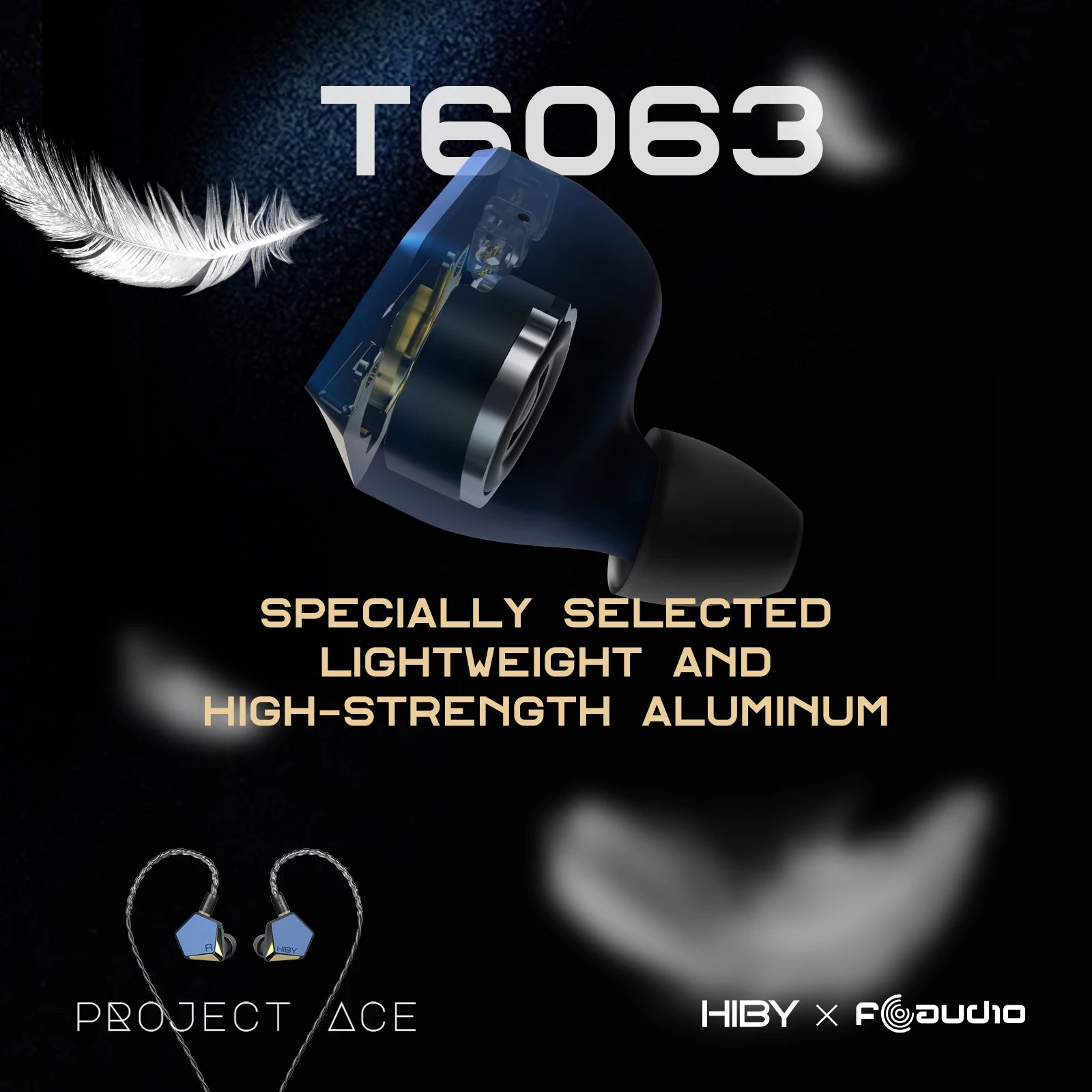HiBy Project Ace IEMs | Beryllium-Plated Dynamic Driver HiFi Earbuds Tidesmit