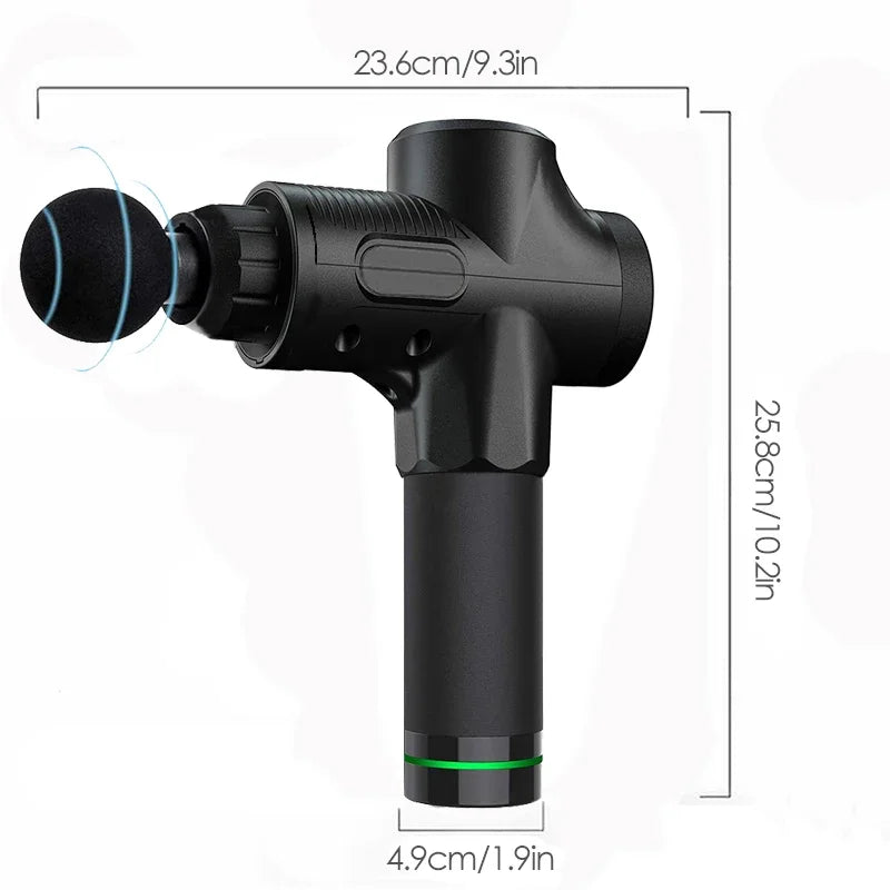 Deep Tissue Massage Gun - Cordless Percussion Massager with Heat Body Shaping Massage Equipment Tidesmit