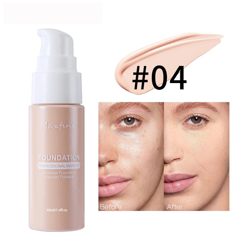 Tidesmit 12 color liquid foundation powder offering high coverage moisturizing finish and long lasting face makeup