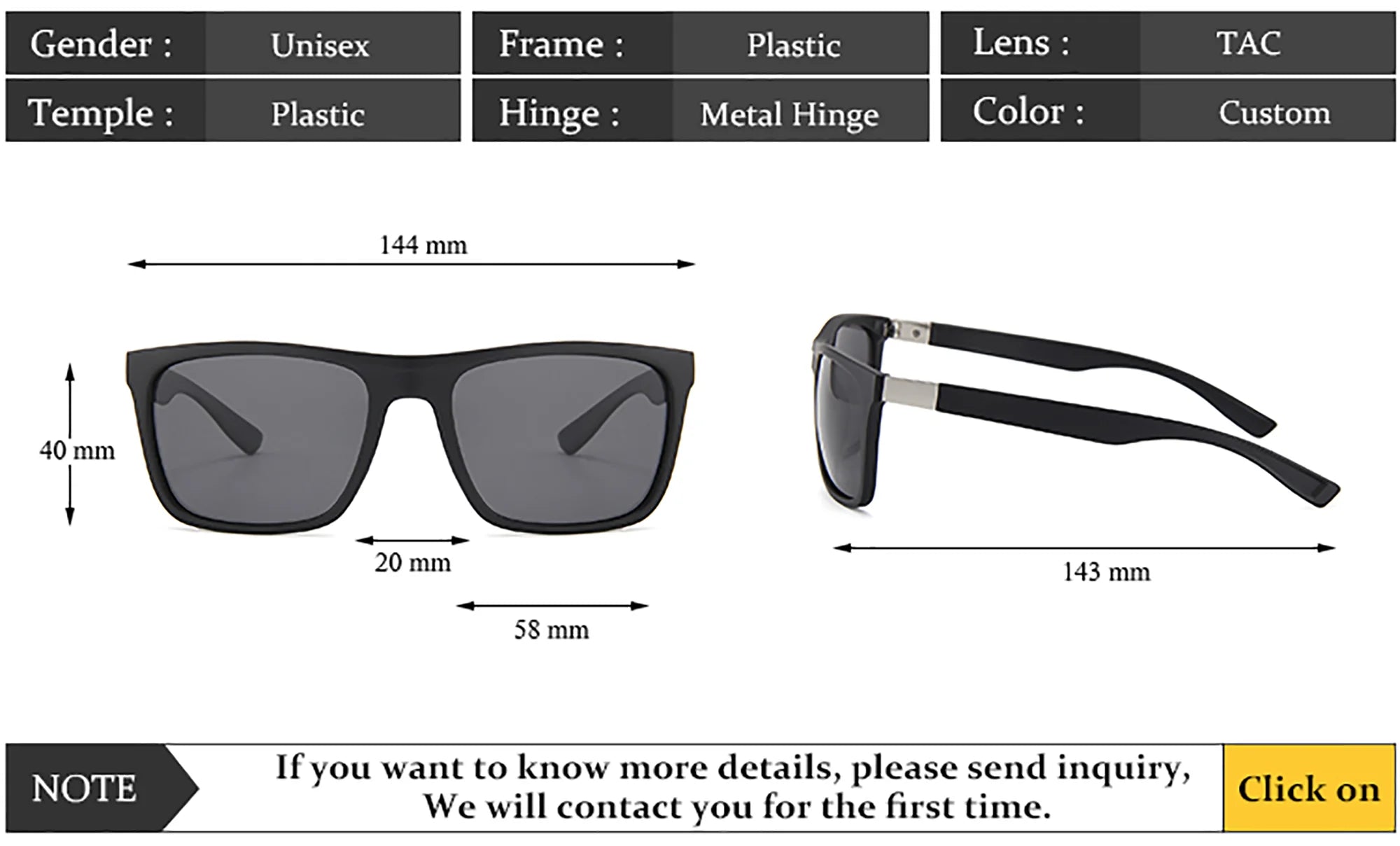 Polarized Square Sunglasses - Retro UV400 Driving Eyewear for Clarity Tidesmit
