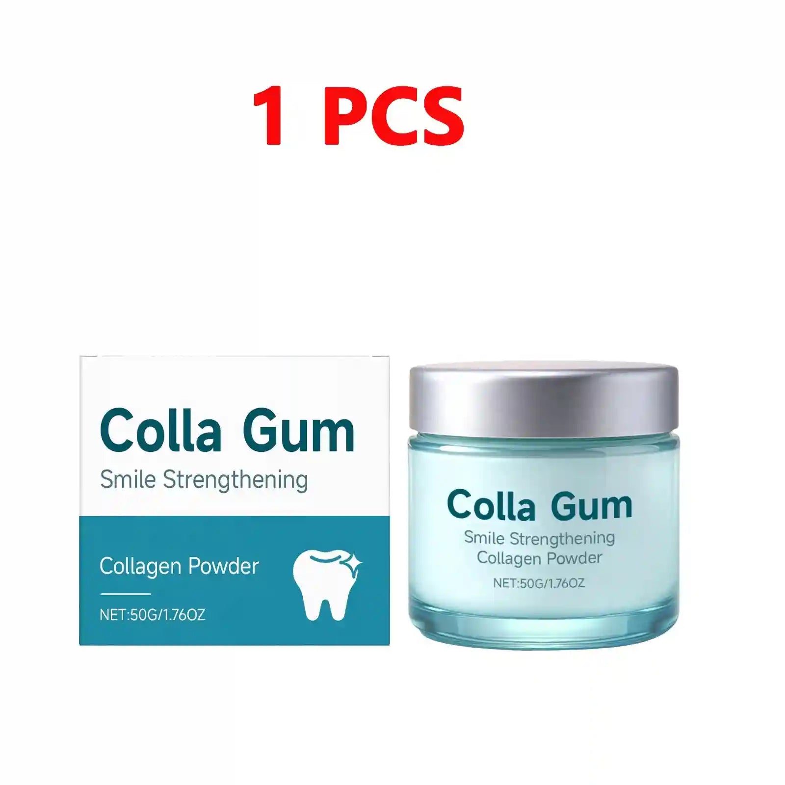 Tidesmit collagen and hydroxyapatite tooth powder for gentle teeth whitening and natural gum health.