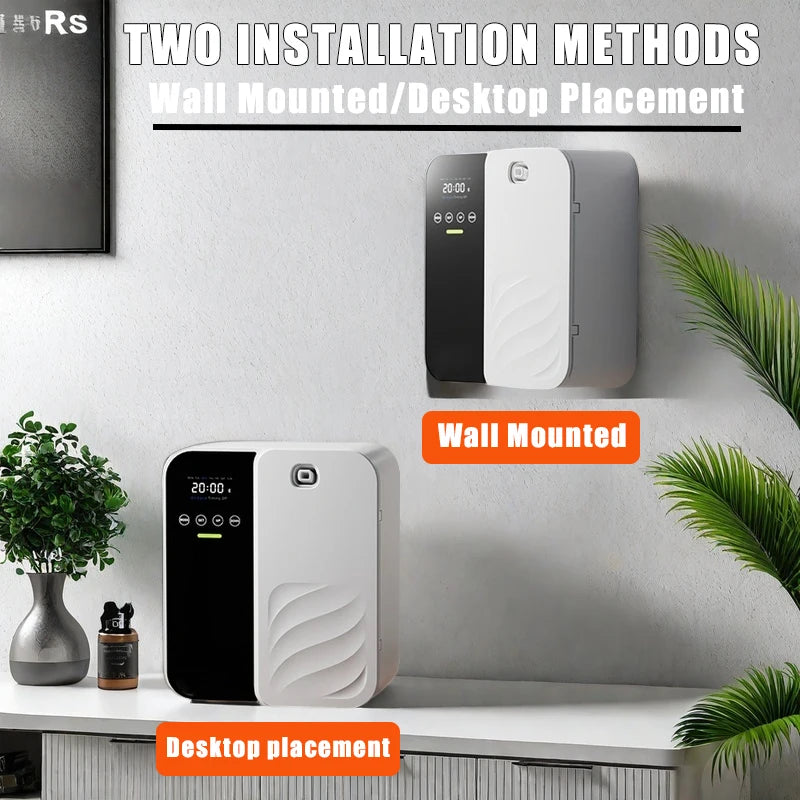Aroma Diffuser 1000m³ Electric Scent Machine Smell Perfume Essential Oils Air Freshener 500ML Capacity Waterless Diffuser