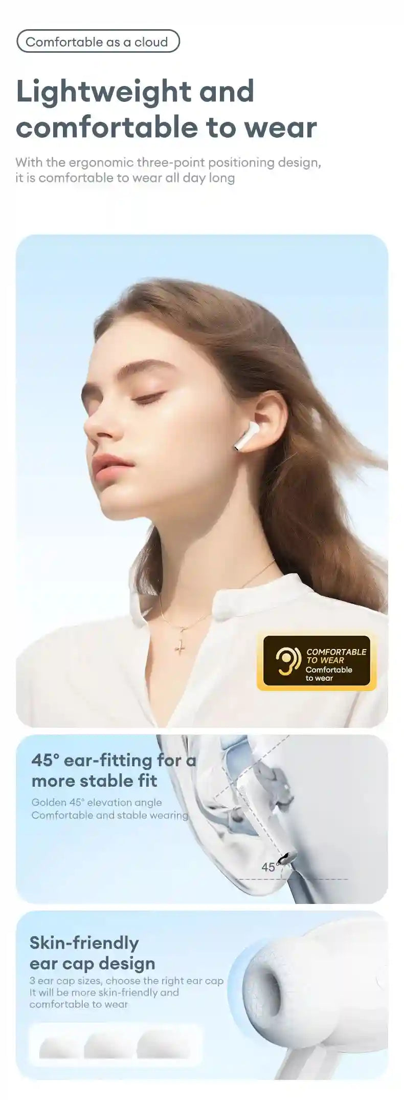 Lenovo LP5 Pro Wireless Earbuds - Low Latency Gaming Headset Tidesmit