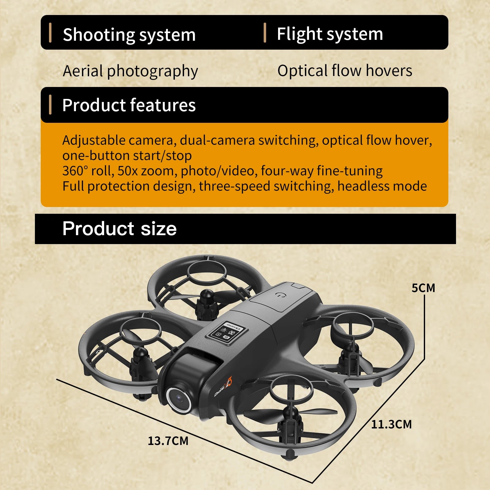 4K Camera Drone for Kids with Screen - Foldable Remote Control Quadcopter Tidesmit