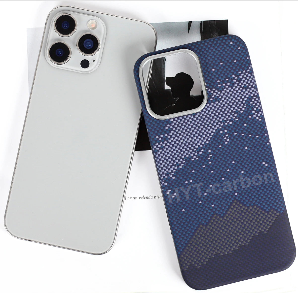 iPhone 16 Pro Max Aramid Fiber Case - Slim Military-Grade Protective Cover Tidesmit