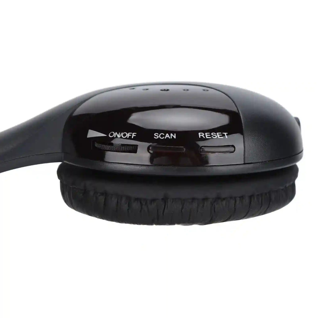 Wireless Headphones with Active Noise Cancellation & HiFi Bass - Black Tidesmit