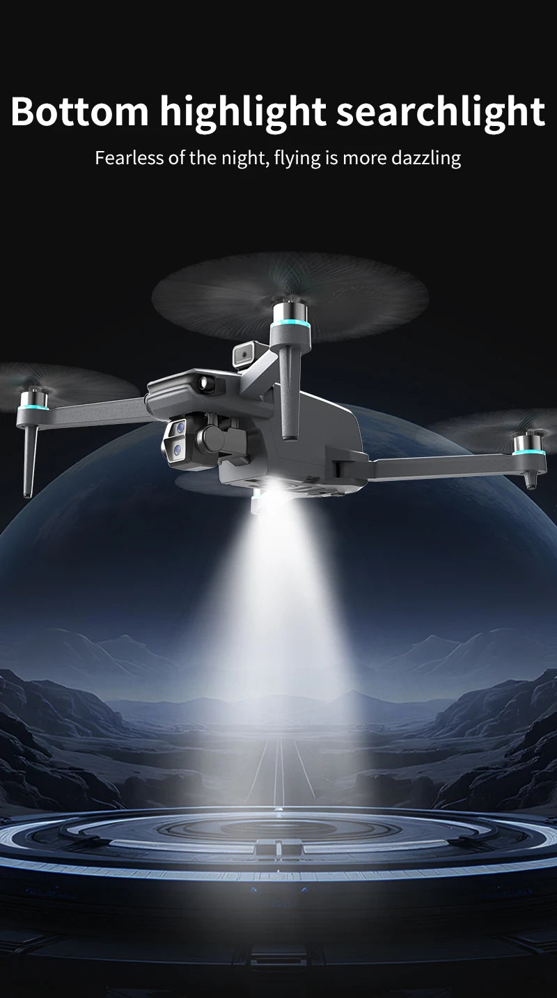 8K GPS Camera Drone with EIS Stabilization and Brushless Motor Tidesmit