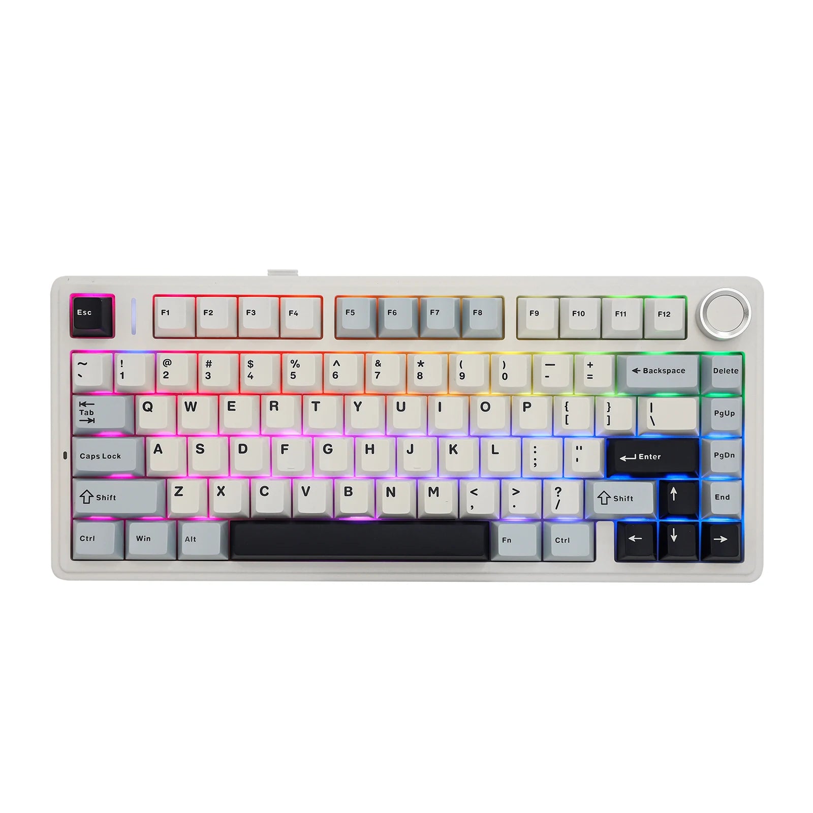 EPOMAKER x AULA F75 75% ANSI Hot-Swap Gasket Bluetooth 5.0/2.4G Wireless/Wired Mechanical Keyboard PBT Keycaps for Mac/Win
