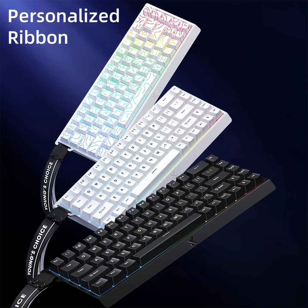 MCHOSE ACE68 Magnetic Keyboard Wired Mechanical Gaming 0.01mm RapidTrigg 8000Hz SOCD/Rs 0.125ms 128K Sampling Rate for Logitech