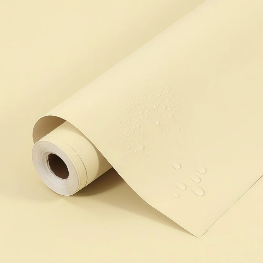 1roll 1/2/5/10m PVC DIY Self-adhesive Waterproof Wallpaper Renovation Kitchen Cabinets Decorative Films Vinyl Wall Stickers