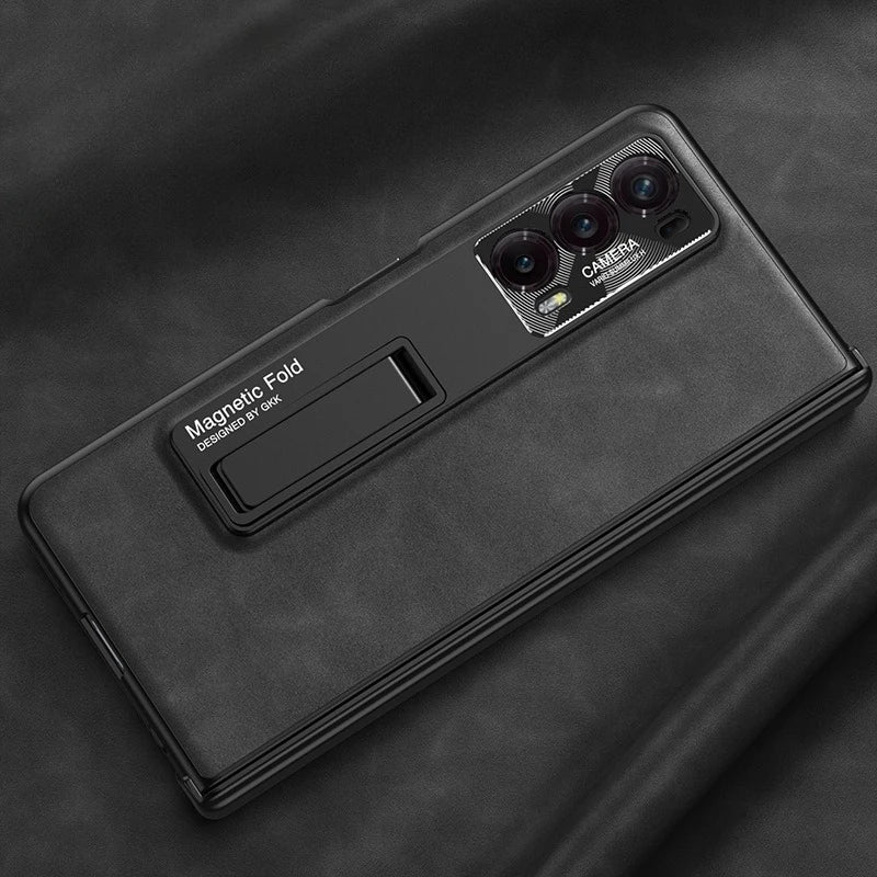 Honor Magic V2 Leather Magnetic Case with 360 Kickstand Tidesmit