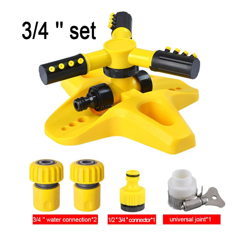 360 Degree Rotating Automatic Sprinkler For Garden Watering Watering Land And Lawn Can Be Connected In Series With Sprinkler