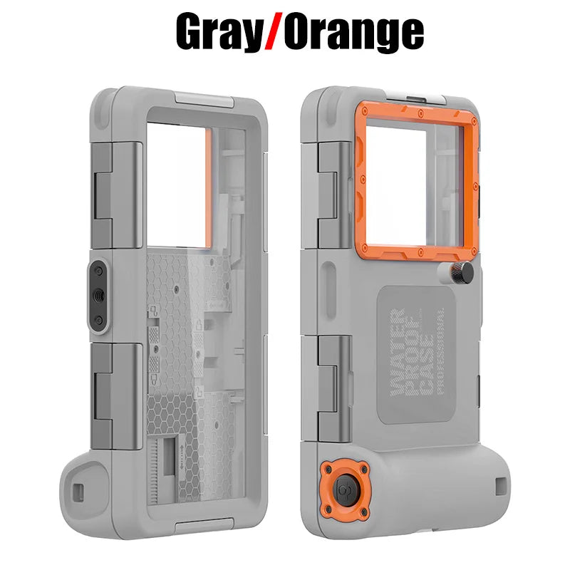 Underwater Phone Case for Xiaomi - IP68 Waterproof Seal Gray Tidesmit