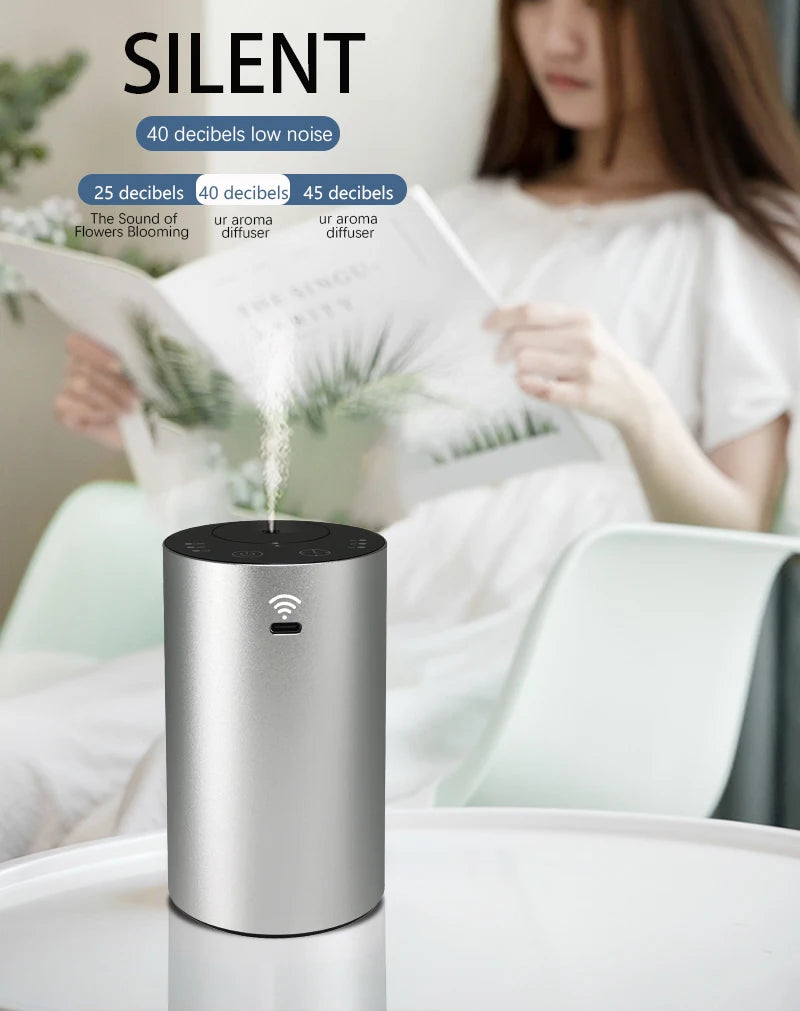 Portable Car Aroma Diffusers  APP Connected Fragrance Smell Distributor Suitable for Office Home Car Fragrance Diffusers