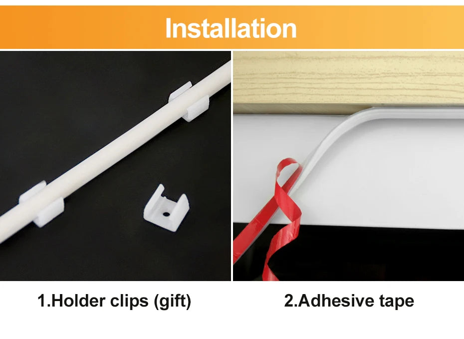 Self-adhesive 220V COB LED Strip 288LEDs/m IP65 Waterproof 1m-25m Length with Timing Dimming Switch EU/AU/UK Plug for Lighting