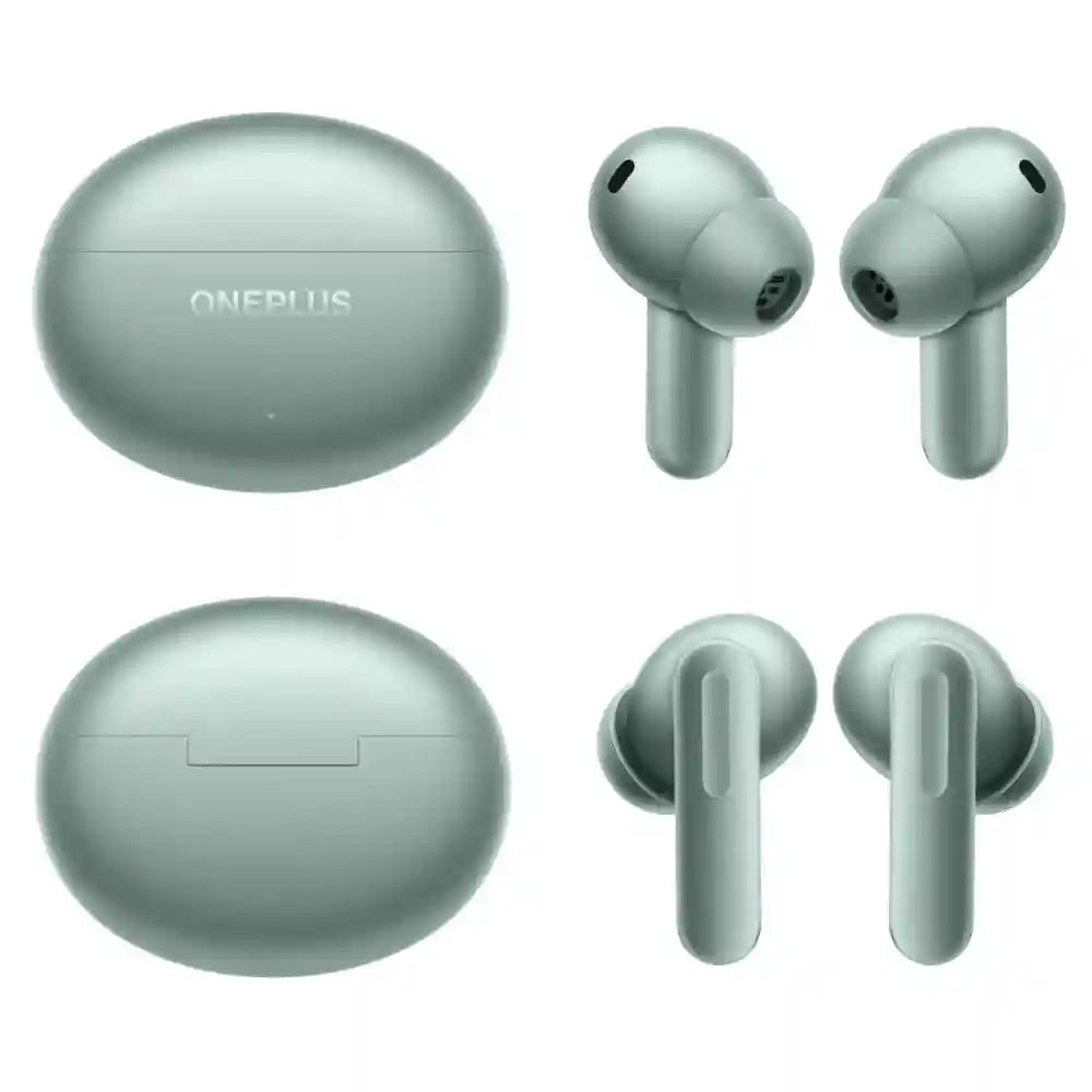 OnePlus Buds 4 Wireless Earbuds | 55dB ANC & 45Hr Battery | Zen Green Tidesmit