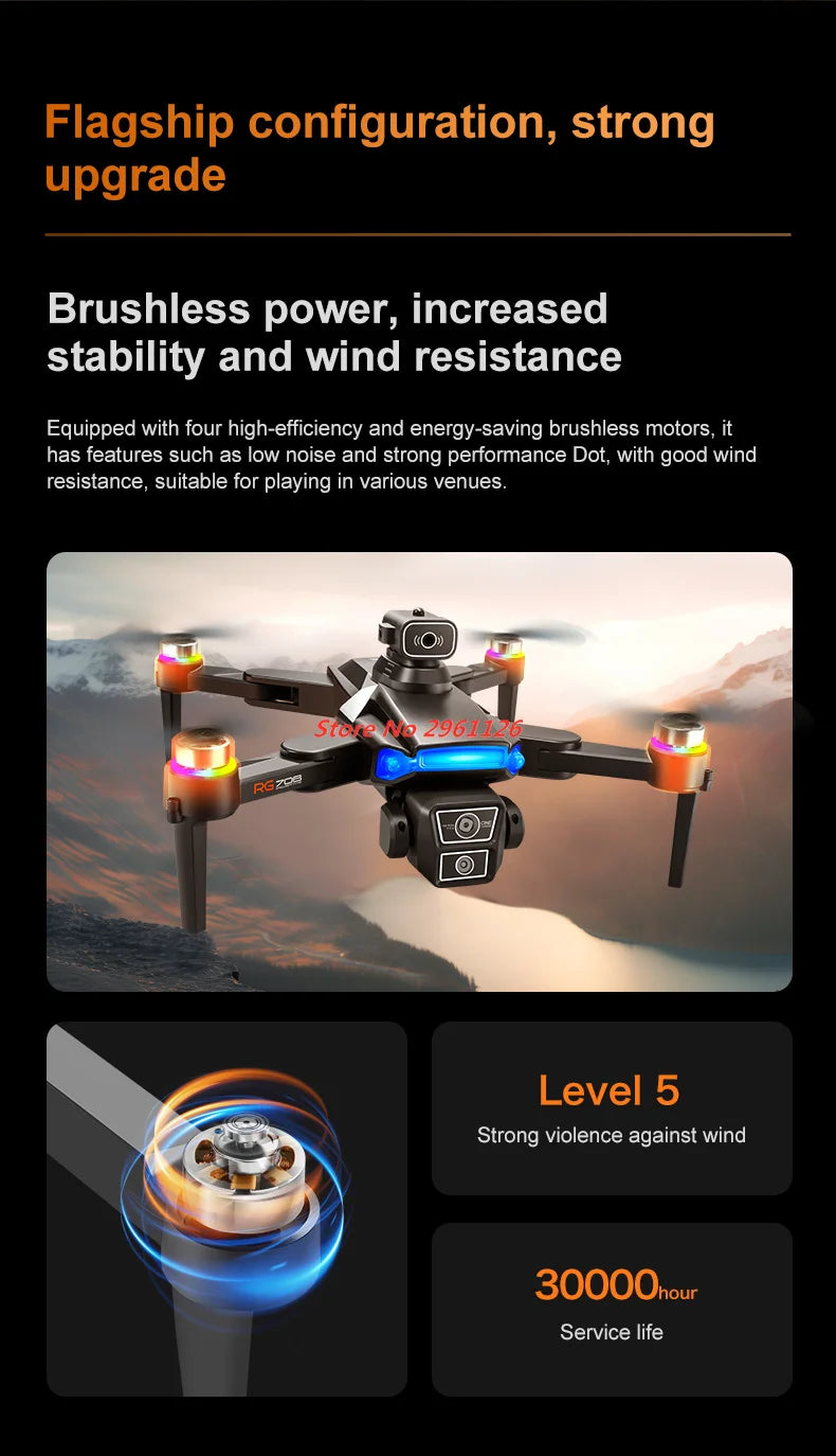 Tidesmit 8K GPS Drone with Obstacle Avoidance & 5G WiFi FPV Tidesmit