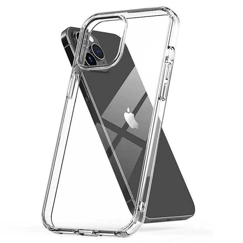 iPhone 15 Case Ultra Thin Clear Silicone Shock-Absorbing Cover Tidesmit