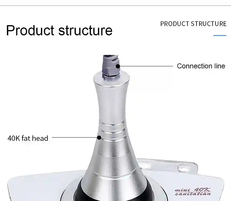 Ultrasonic Cavitation Machine 40KHz - Portable Body Shaping Device Body Shaping Massage Equipment Tidesmit