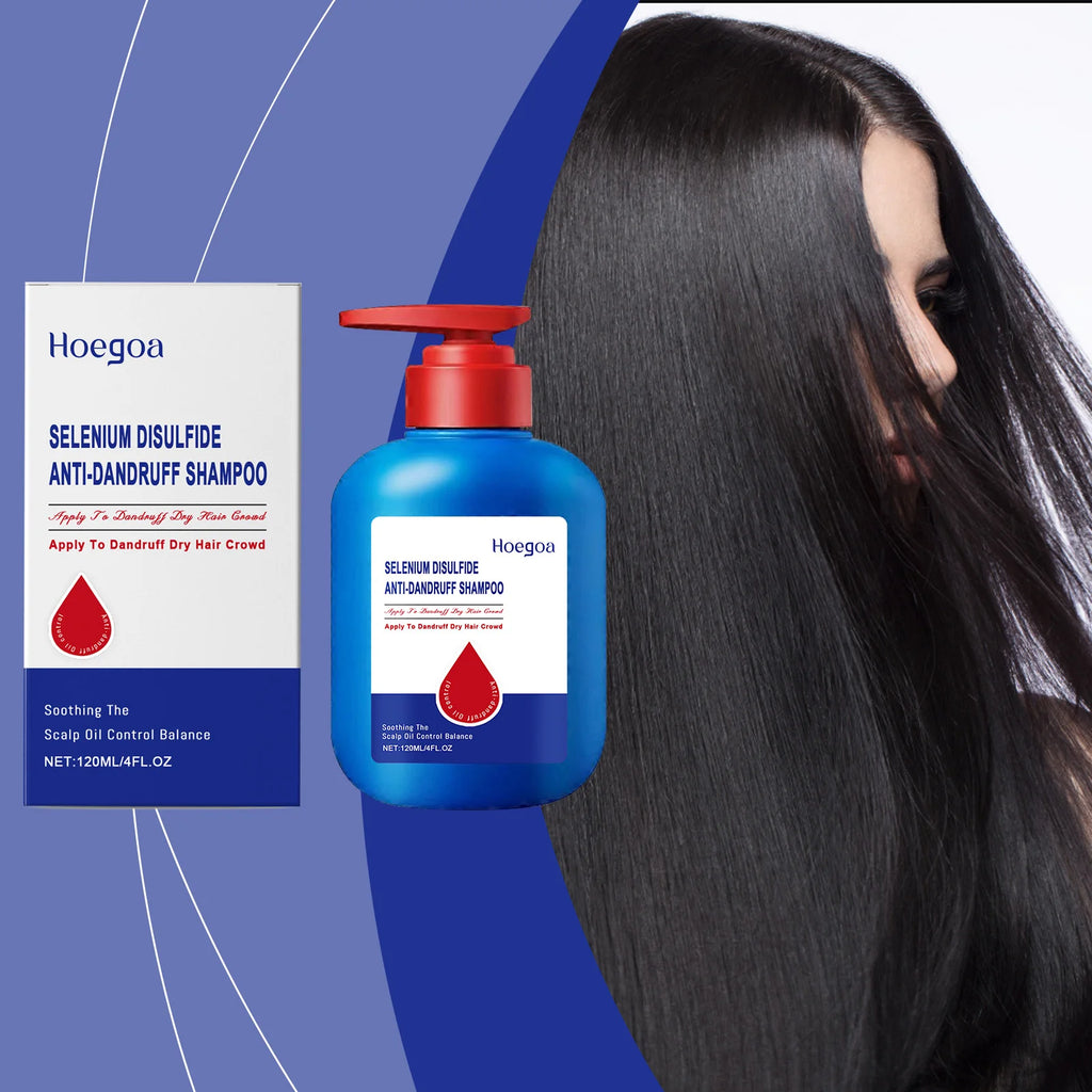 Selenium Disulfide Shampoo Anti-Dandruff Oil Control Repair Dry Hair Deep Clean Soothing Scalp Enhance Hair Luster Elasticity