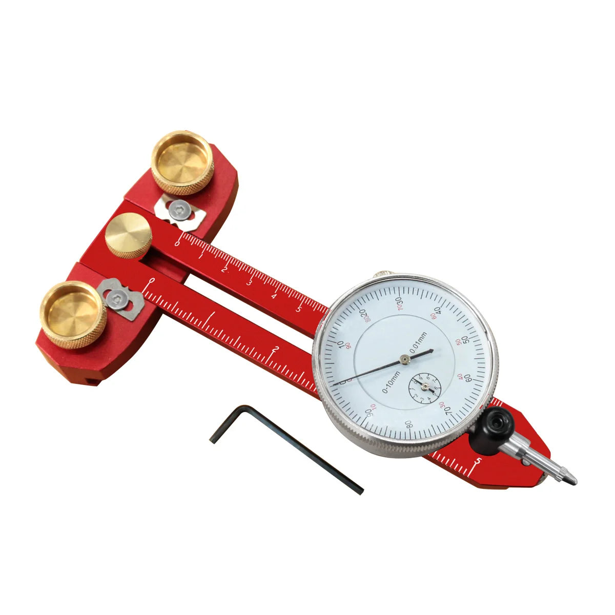 Table Saw Alignment Gauge Jig Guide with Dial Indicator For Aligning Calibrating Work Shop Machinery Like Table Saws Band Saws