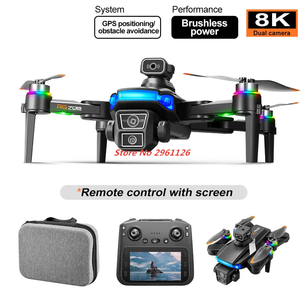 Tidesmit 8K GPS Drone with Obstacle Avoidance & 5G WiFi FPV Tidesmit