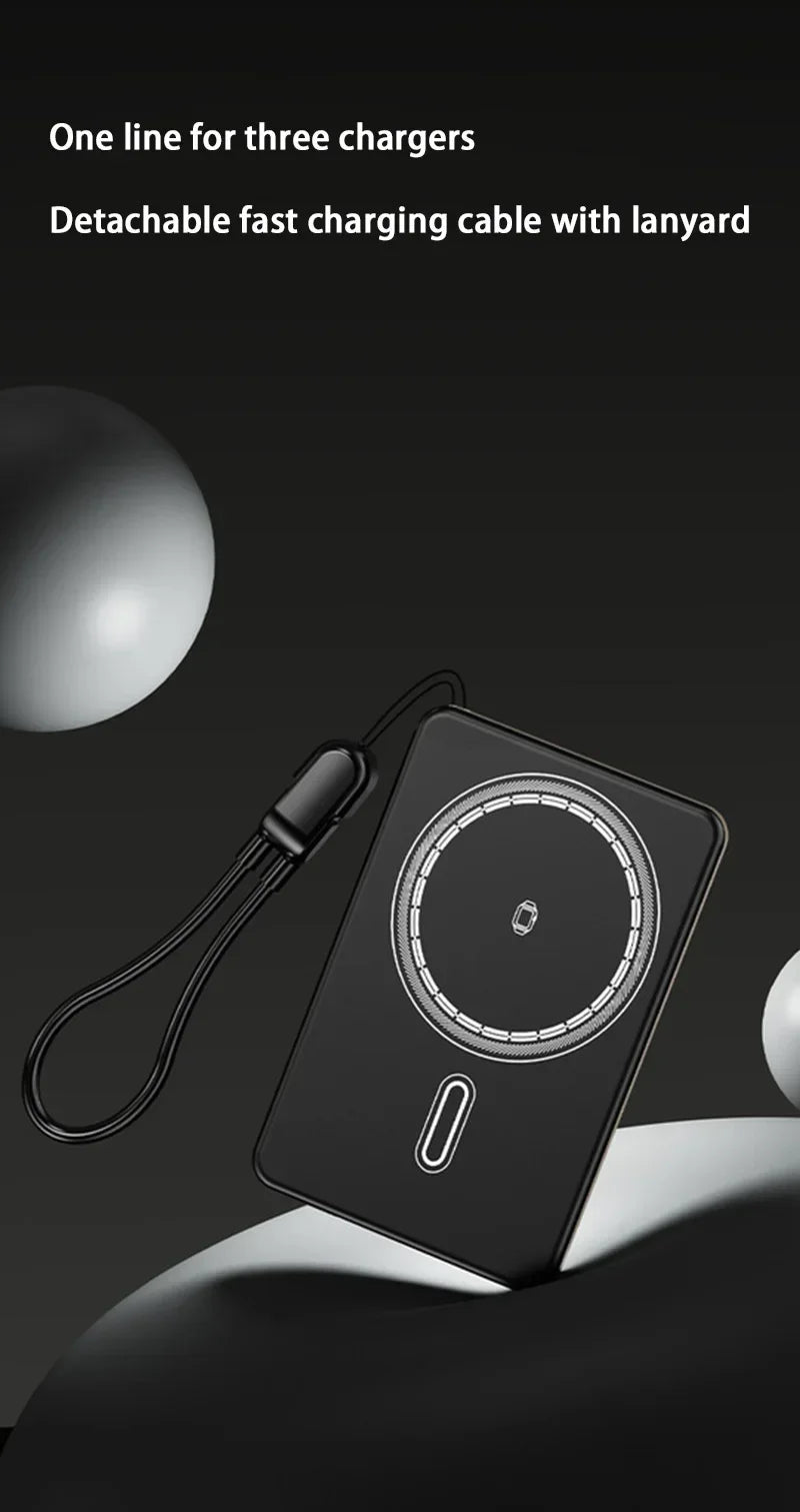 Magnetic Wireless Power Bank 50000mAh 120W Fast Charge for Devices Tidesmit