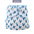 HappyFlute New Print  AI2 Snap Insert Bamboo Cotton&Velour OS Baby Napp One Piece Pack Baby Waterproof Night Diaper