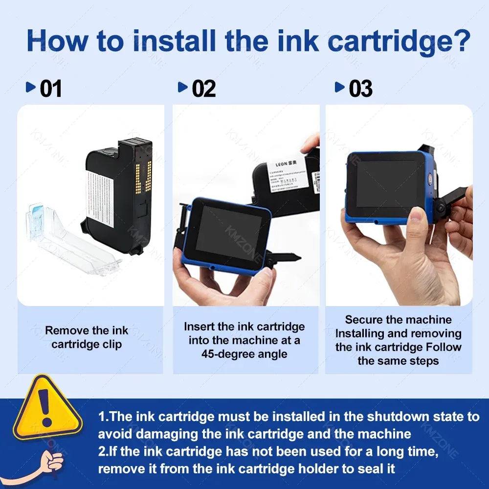12.7mm Portable Mini Handheld Inkjet Printer for QR Barcode Batch Date Number Logo Expiry Date Coding Machine 28 Languages