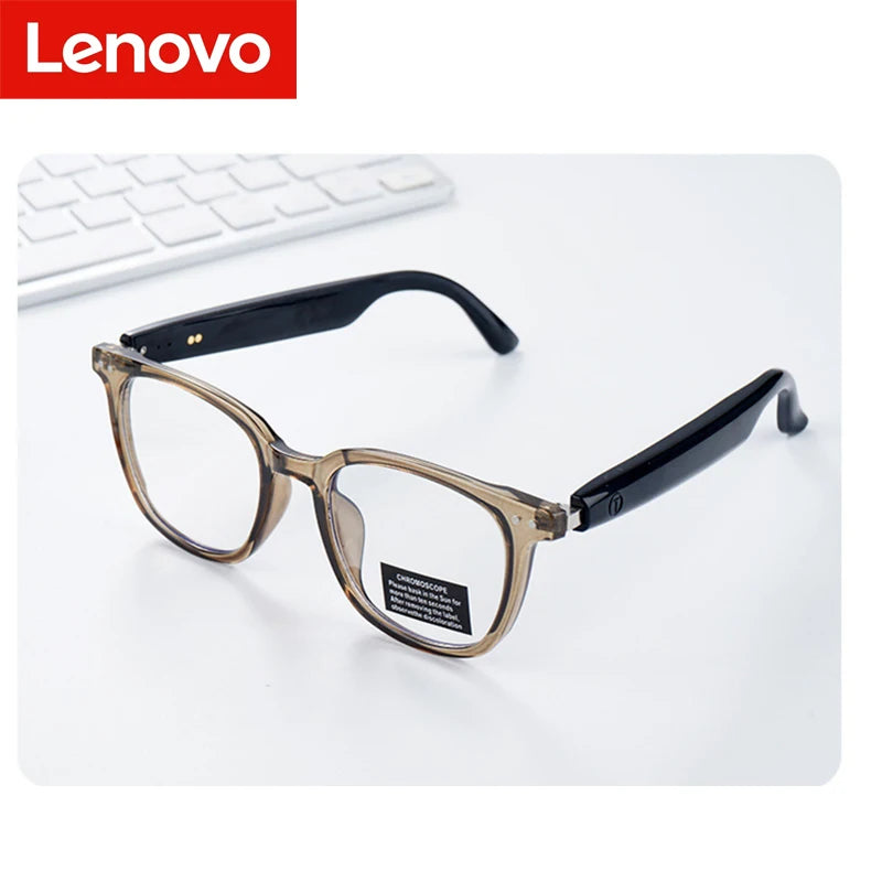 AI Translation Smart Glasses with Bluetooth Audio & UV Protection Brown Tidesmit