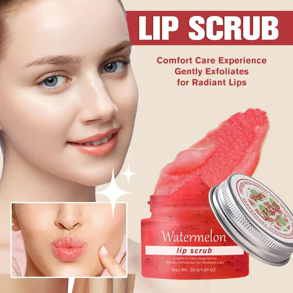 Watermelon Lip Scrub | Moisturizing Lip Treatment & Exfoliator by Tidesmit Lip Care Tidesmit