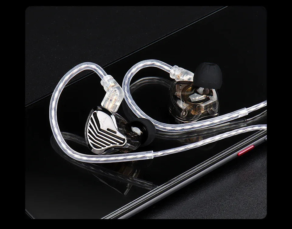 Wired Metal HiFi Bass Earbuds with Mic by Tidesmit - 3.5mm & Type-C Tidesmit