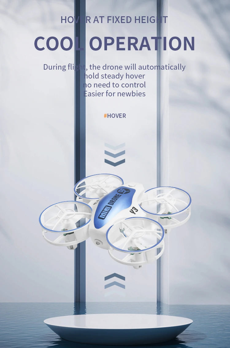 RC UFO Drone with Obstacle Avoidance and LED Lights - Tidesmit Tidesmit